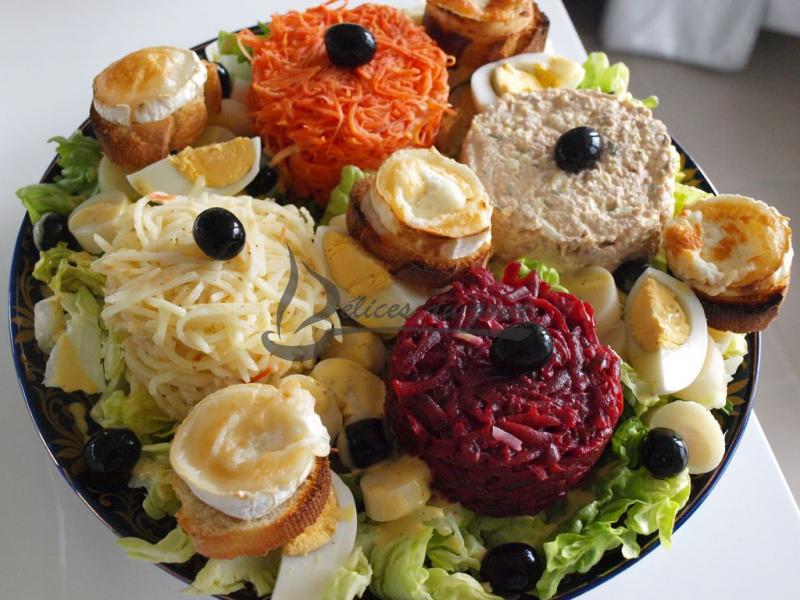Salade Entree Crudites Presentation