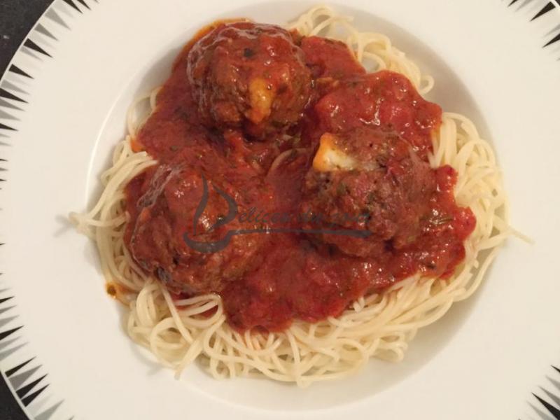Boulettes viande hachée mozzarella