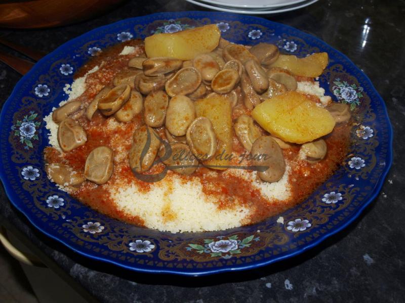 Couscous aux fèves