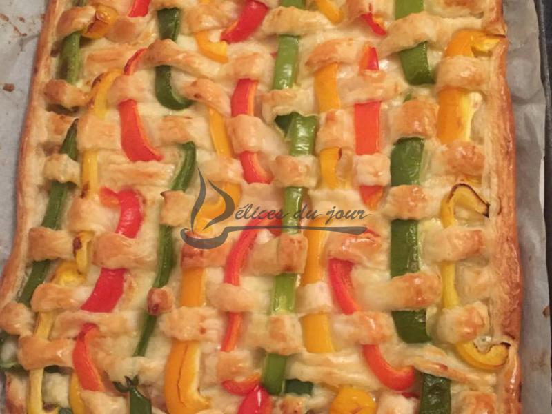 Damier poivrons poulet