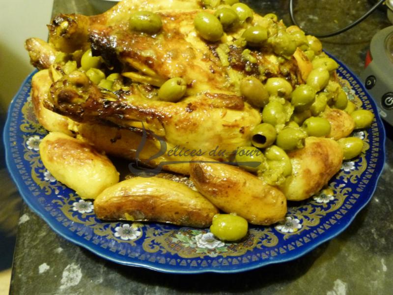 Tajine de poulet aux olives