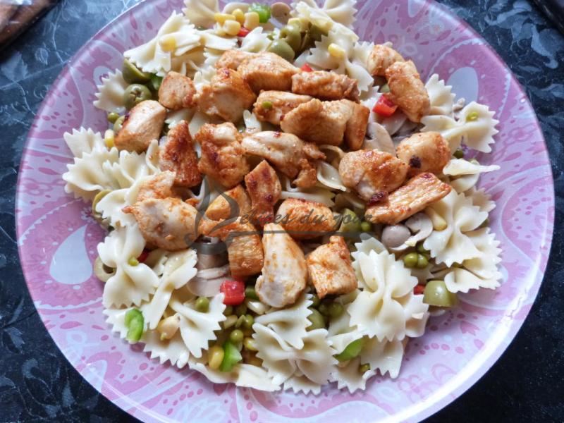 Salade de pâtes au poulet