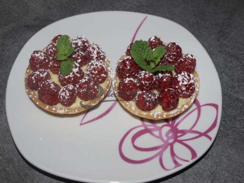 Tartelettes aux framboises 