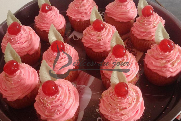 Cupcake cerise