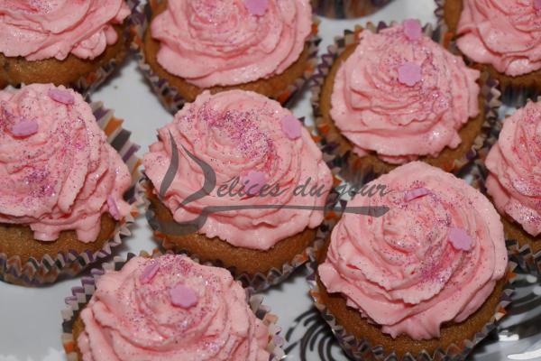 Cupcakes à la framboise