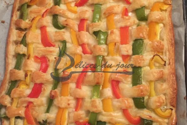 Damier poivrons poulet