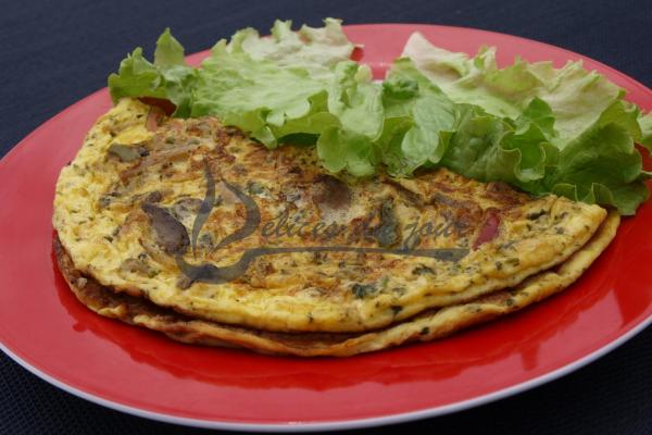 Omelette aux légumes