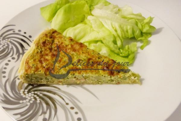 Quiche saumon brocolis