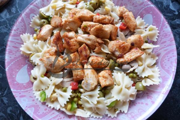 Salade de pâtes au poulet