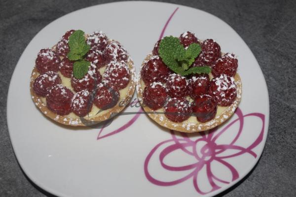 Tartelettes aux framboises 